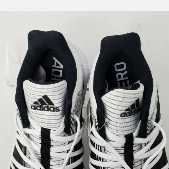 Adidas Afterburner 6 Baseball Cleats Metal Black White Men’s Size Multi DB3433 - Picture 8 of 13